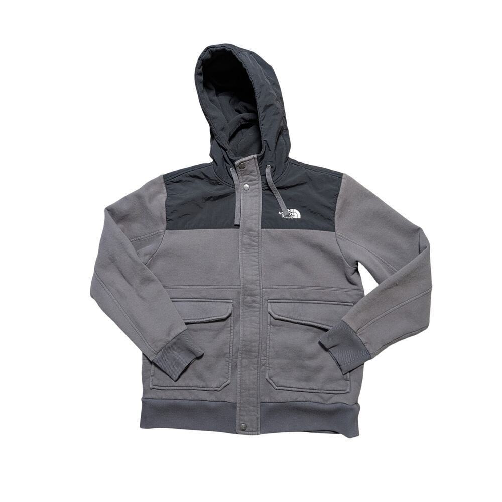 THE NORTH FACE RIVINGTON jacket/coat, size Men's Large, Gray & Black